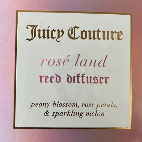 Juicy Couture Rosé Land Reed Diffuser 120ml / 4fl oz. New/Sealed - Picture 8 of 9